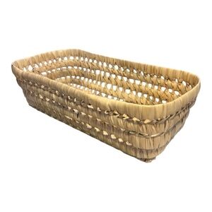 Natural Woven Palm Leaf Basket